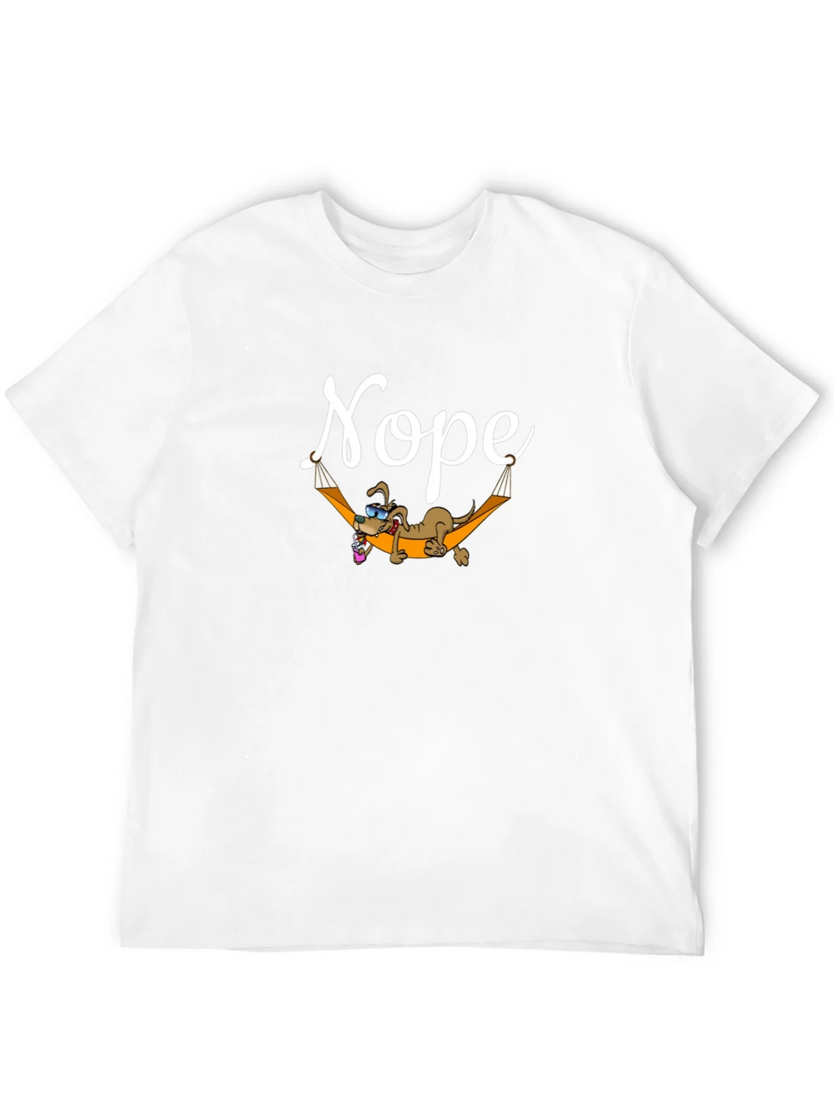 Nope Lazy Dog Hammock Graphic Tee product image 3