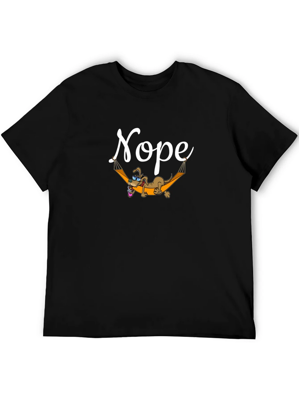 Nope Lazy Dog Hammock Graphic Tee product image 8