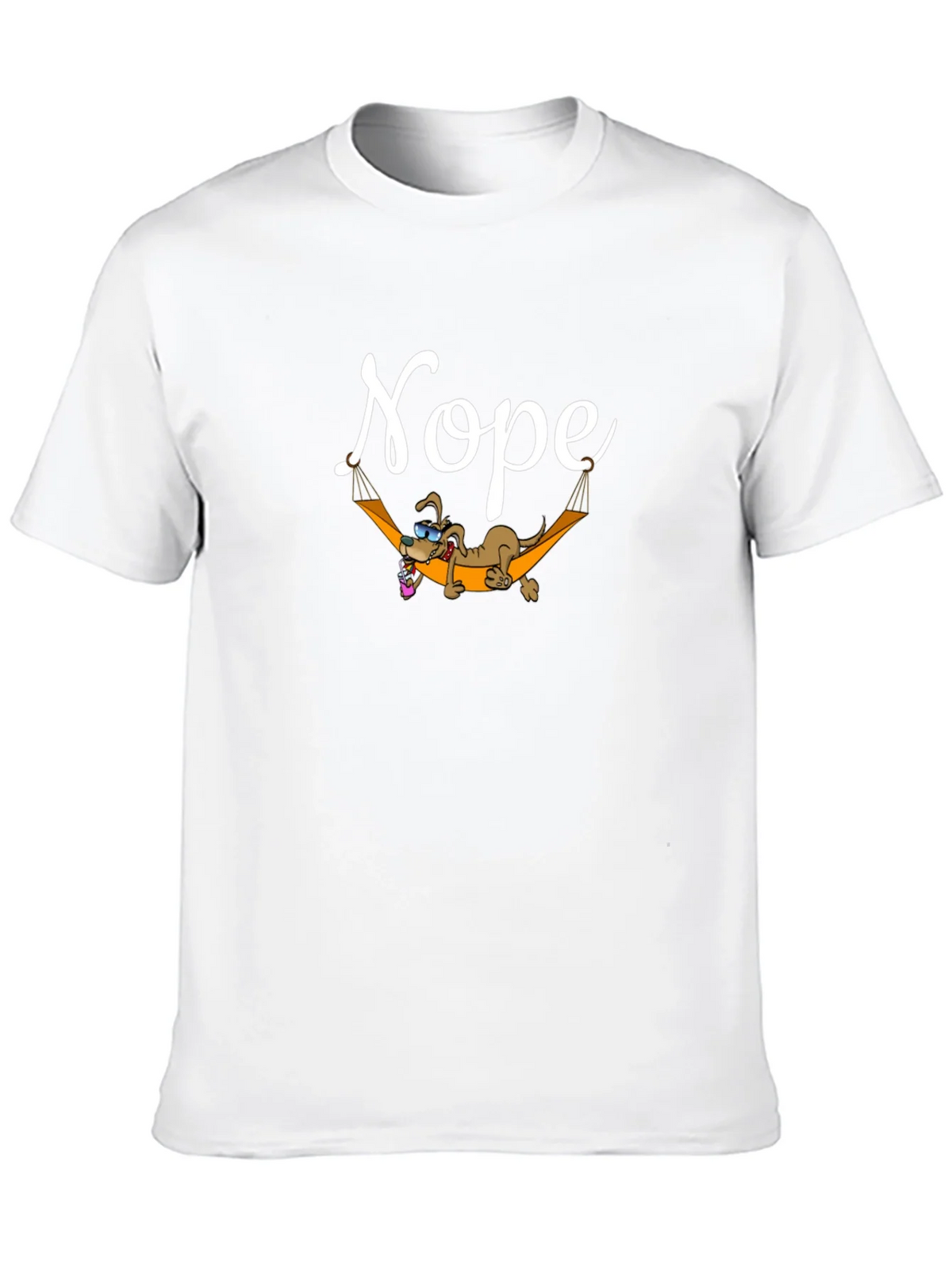 Nope Lazy Dog Hammock Graphic Tee product image 12