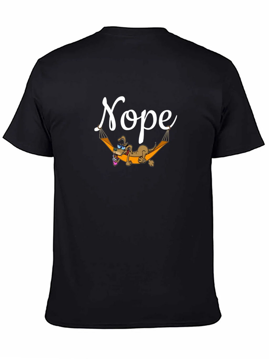 Nope Lazy Dog Hammock Graphic Tee product image 7