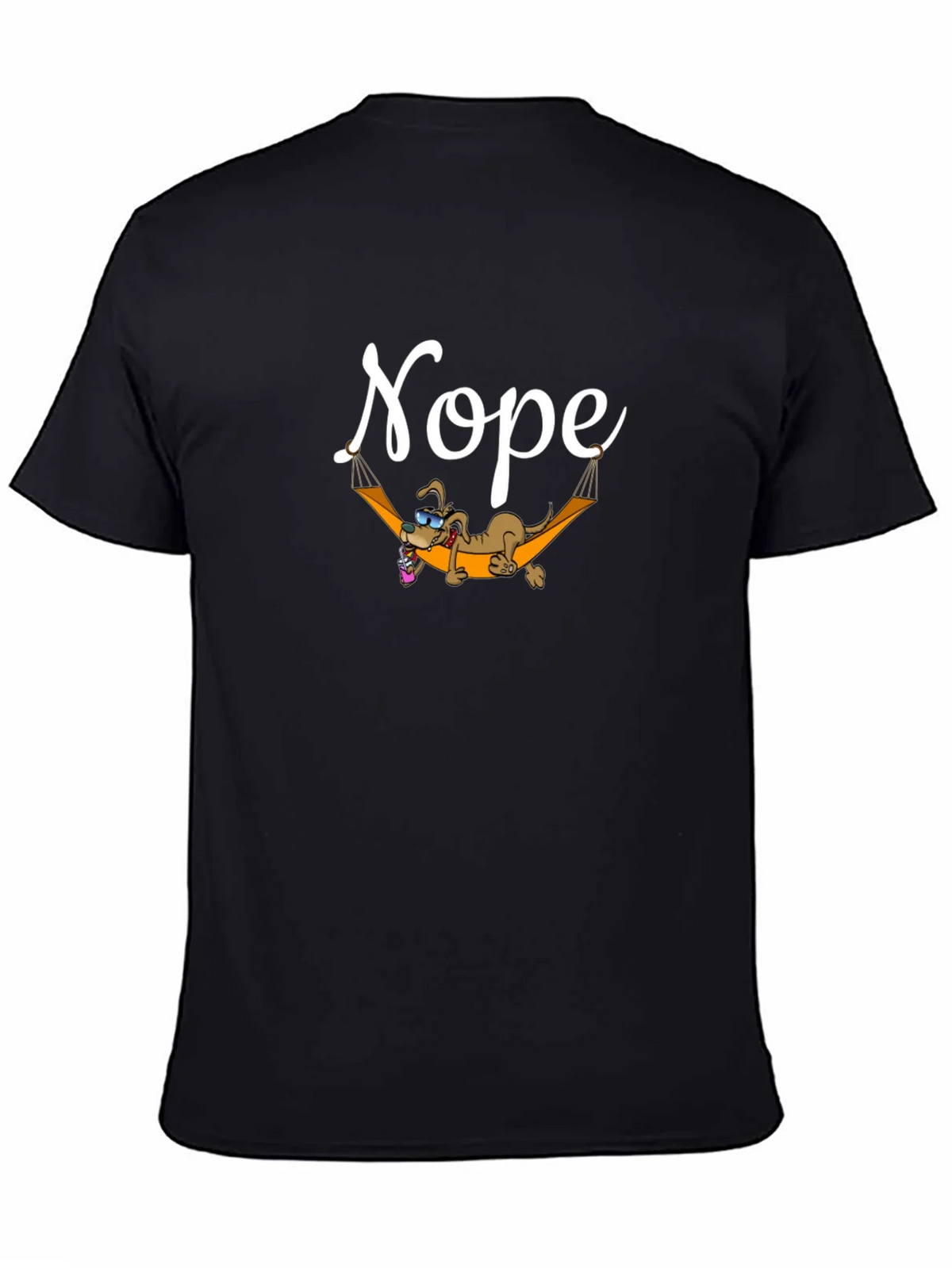 Nope Lazy Dog Hammock Graphic Tee product image 7