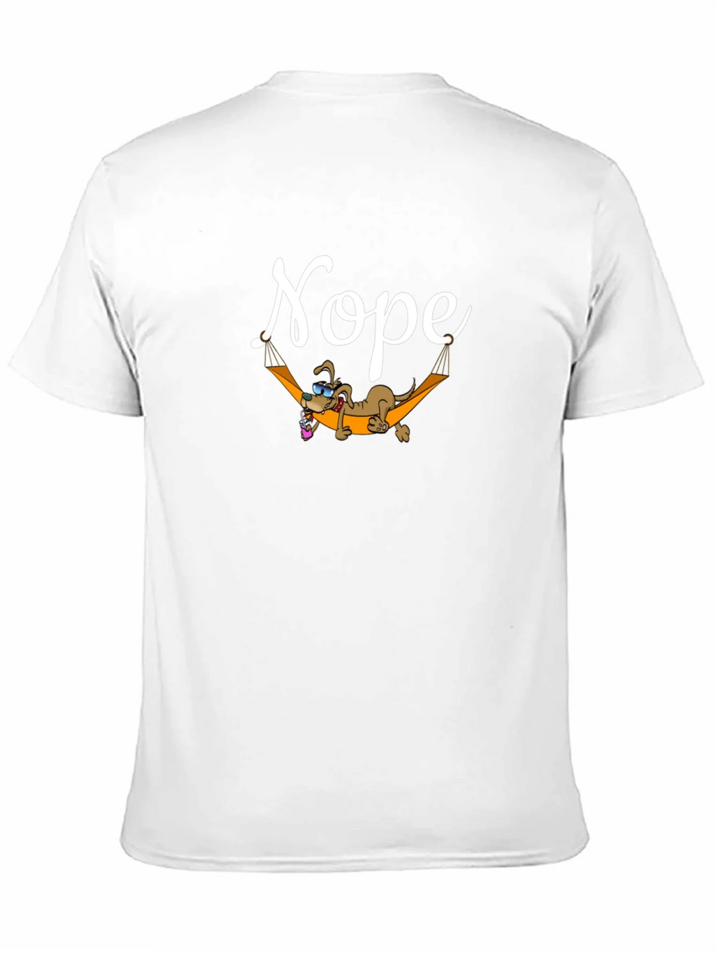 Nope Lazy Dog Hammock Graphic Tee product image 2