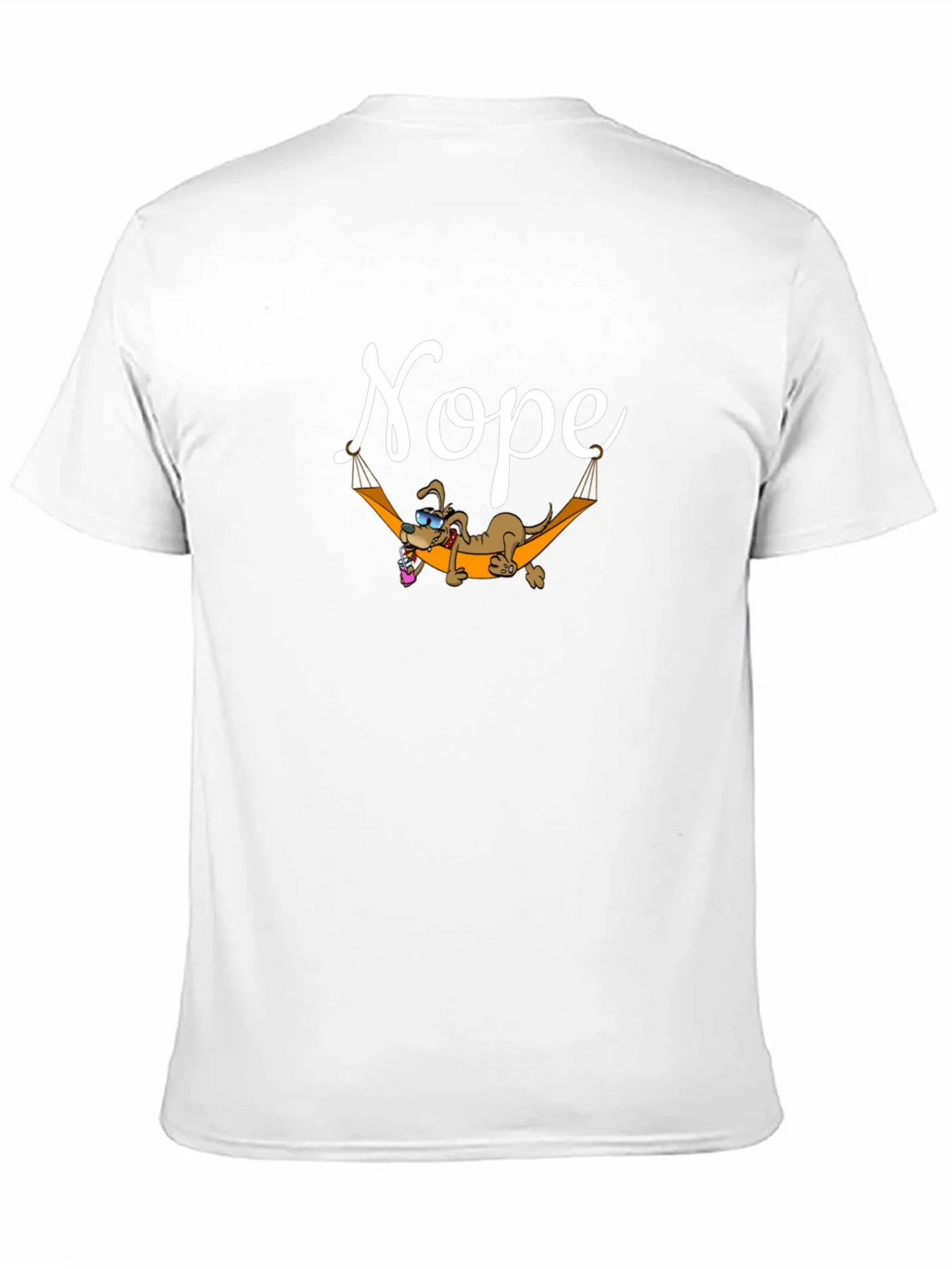 Nope Lazy Dog Hammock Graphic Tee product image 2
