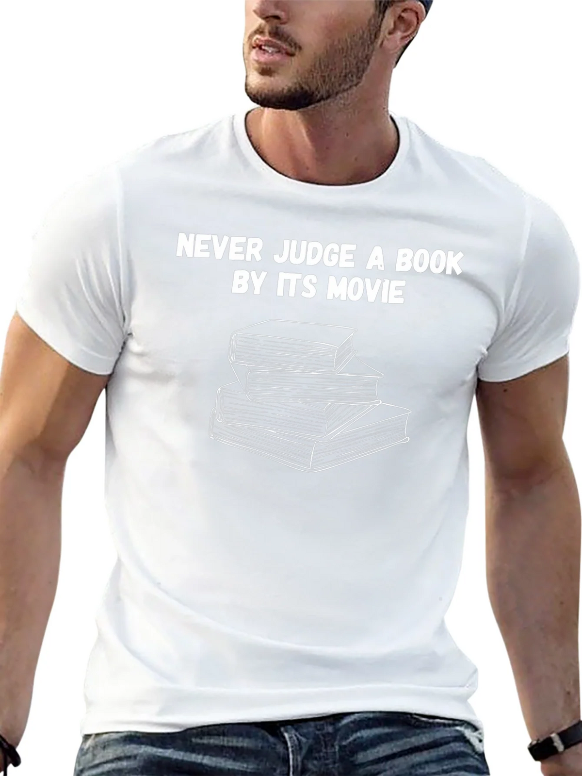 Never Judge a Book by Its Movie T-Shirt product image 2