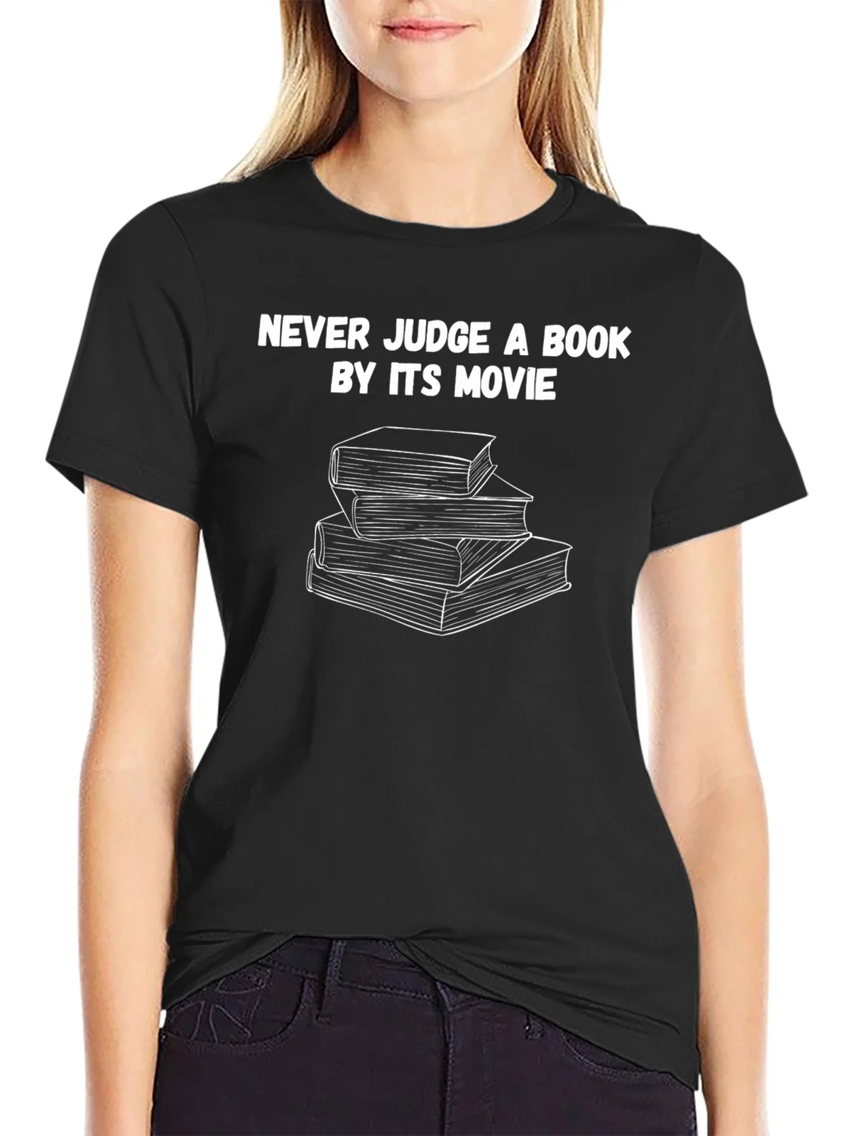 Never Judge a Book by Its Movie T-Shirt product image 3