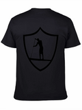 Paddle Boarding Shield Graphic Tee - Black product image 1