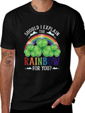 St. Patricks Day Rainbow Shamrock Tee product image 1