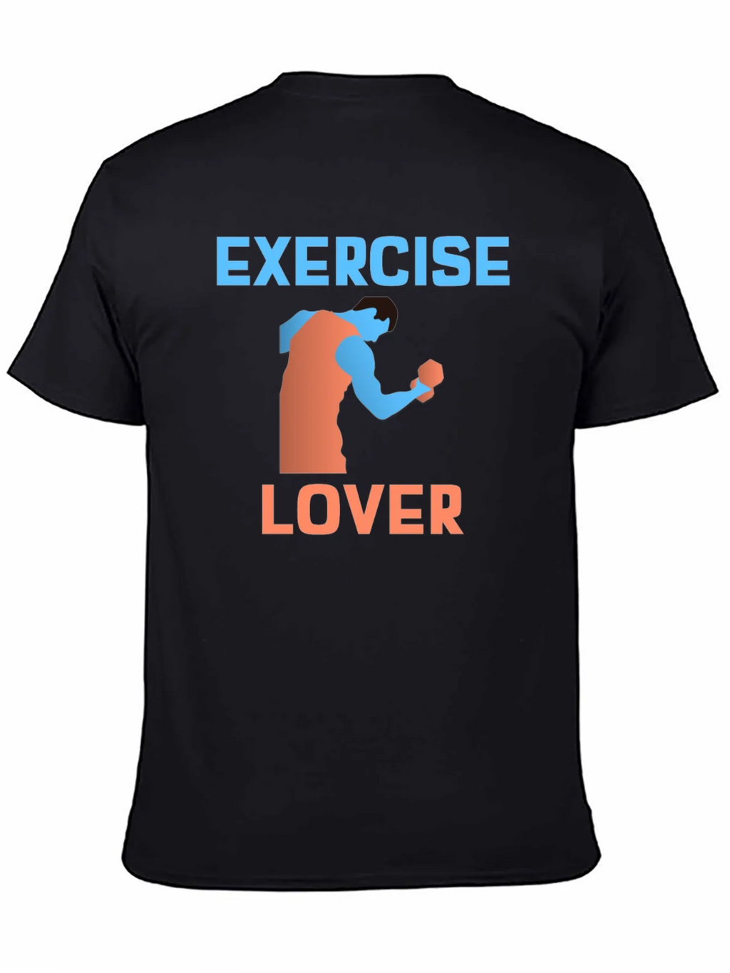 Exercise Lover Graphic Tee - Black product image 5