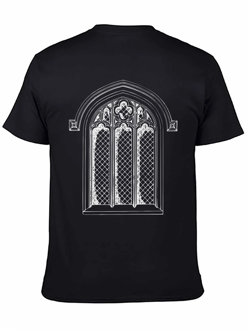 Gothic Window Graphic Tee - Black product image 7