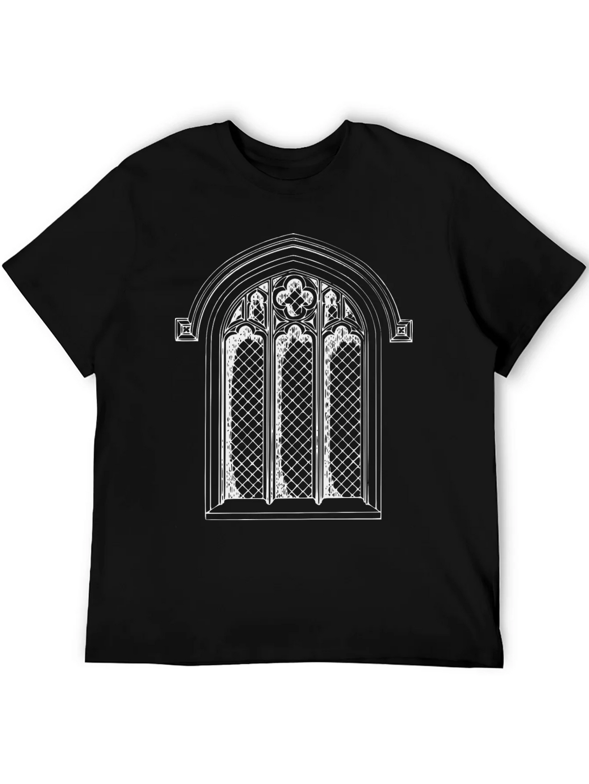 Gothic Window Graphic Tee - Black product image 8