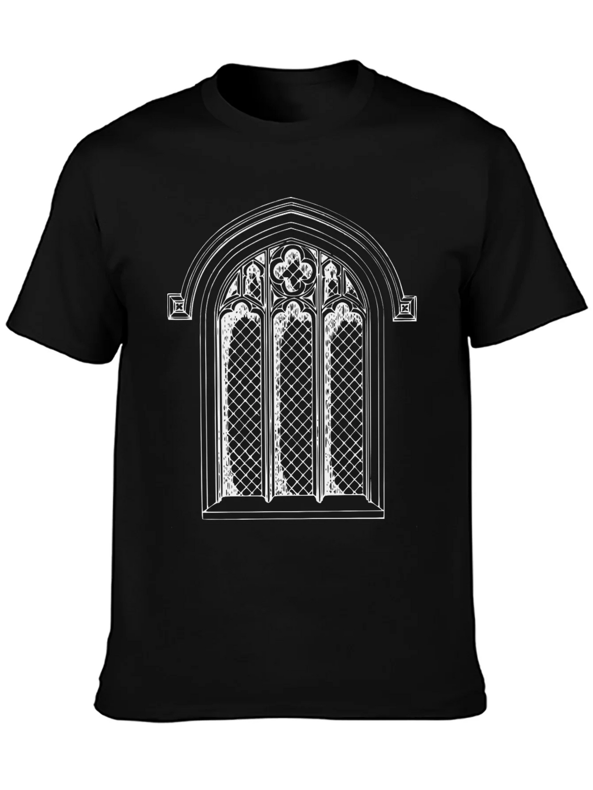 Gothic Window Graphic Tee - Black product image 6