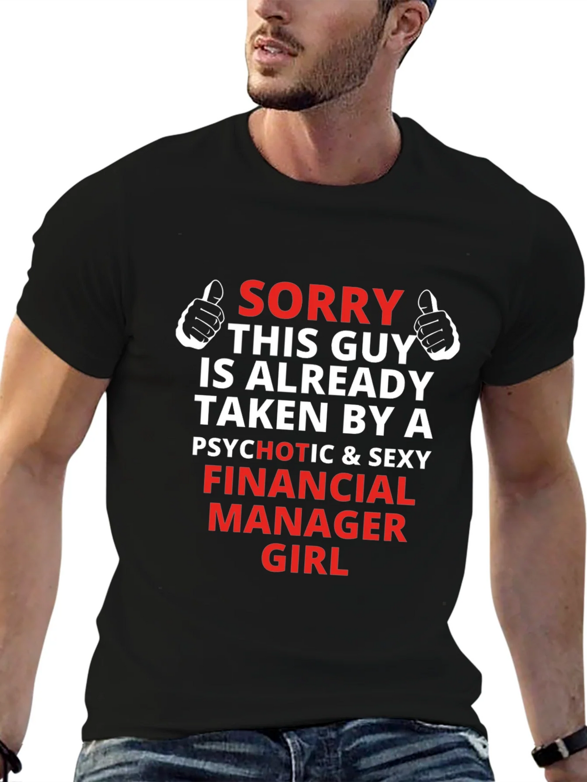 Sorry This Guy is Taken T-Shirt - Financial Manager Girl product image 9