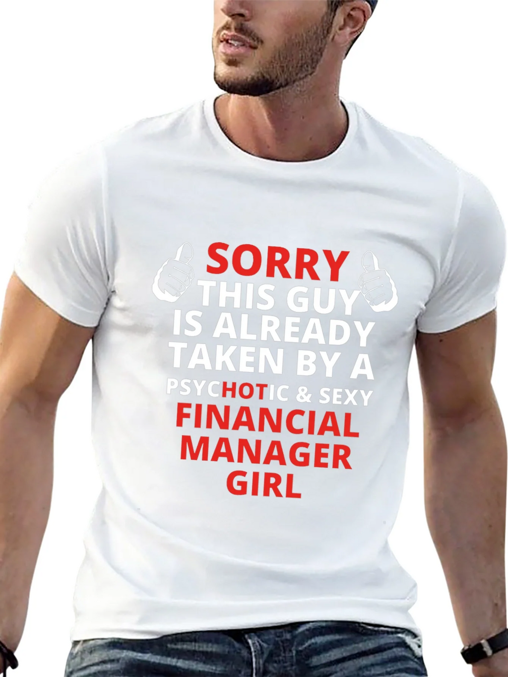 Sorry This Guy is Taken T-Shirt - Financial Manager Girl product image 4