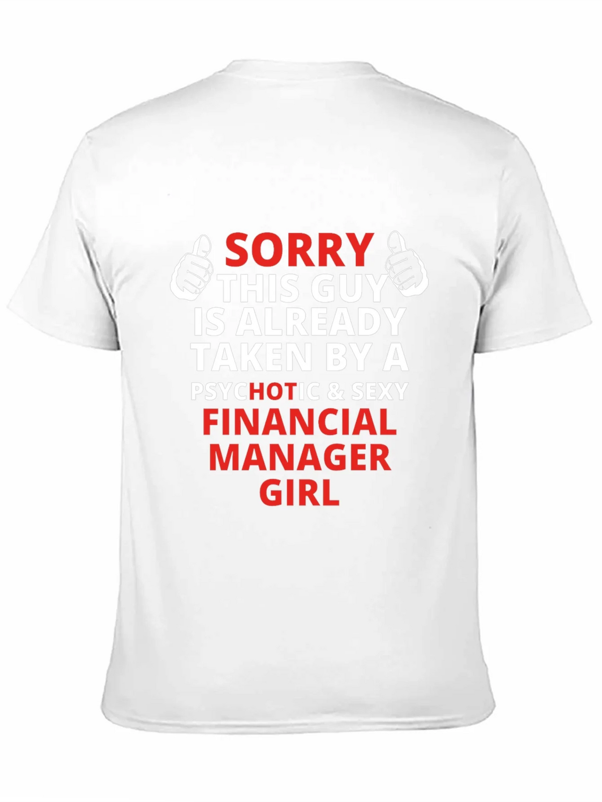 Sorry This Guy is Taken T-Shirt - Financial Manager Girl product image 2