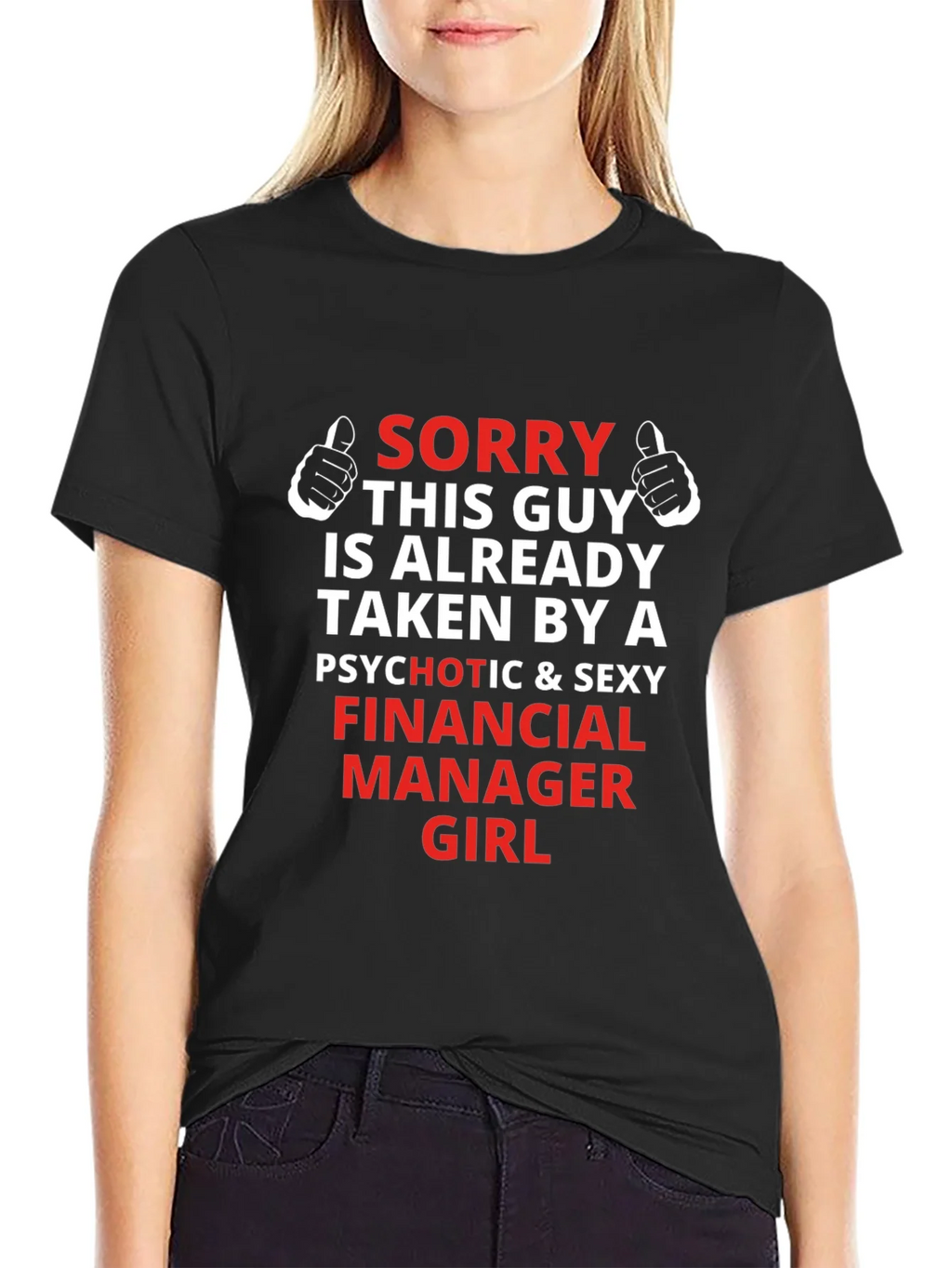 Sorry This Guy is Taken T-Shirt - Financial Manager Girl product image 5