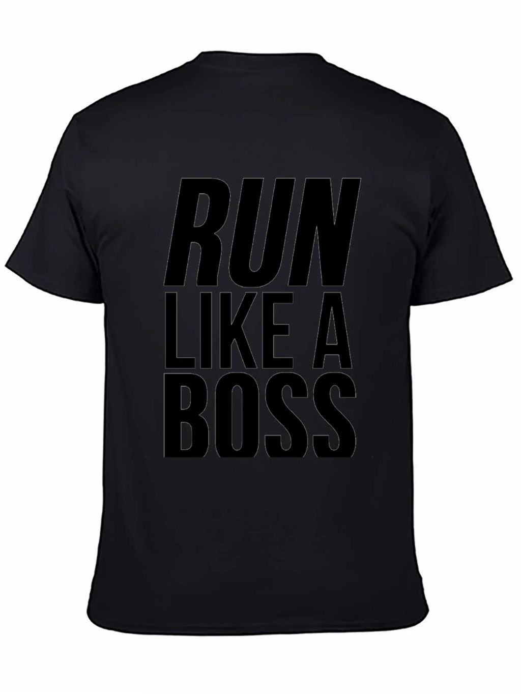 Run Like A Boss Black Tee product image 7