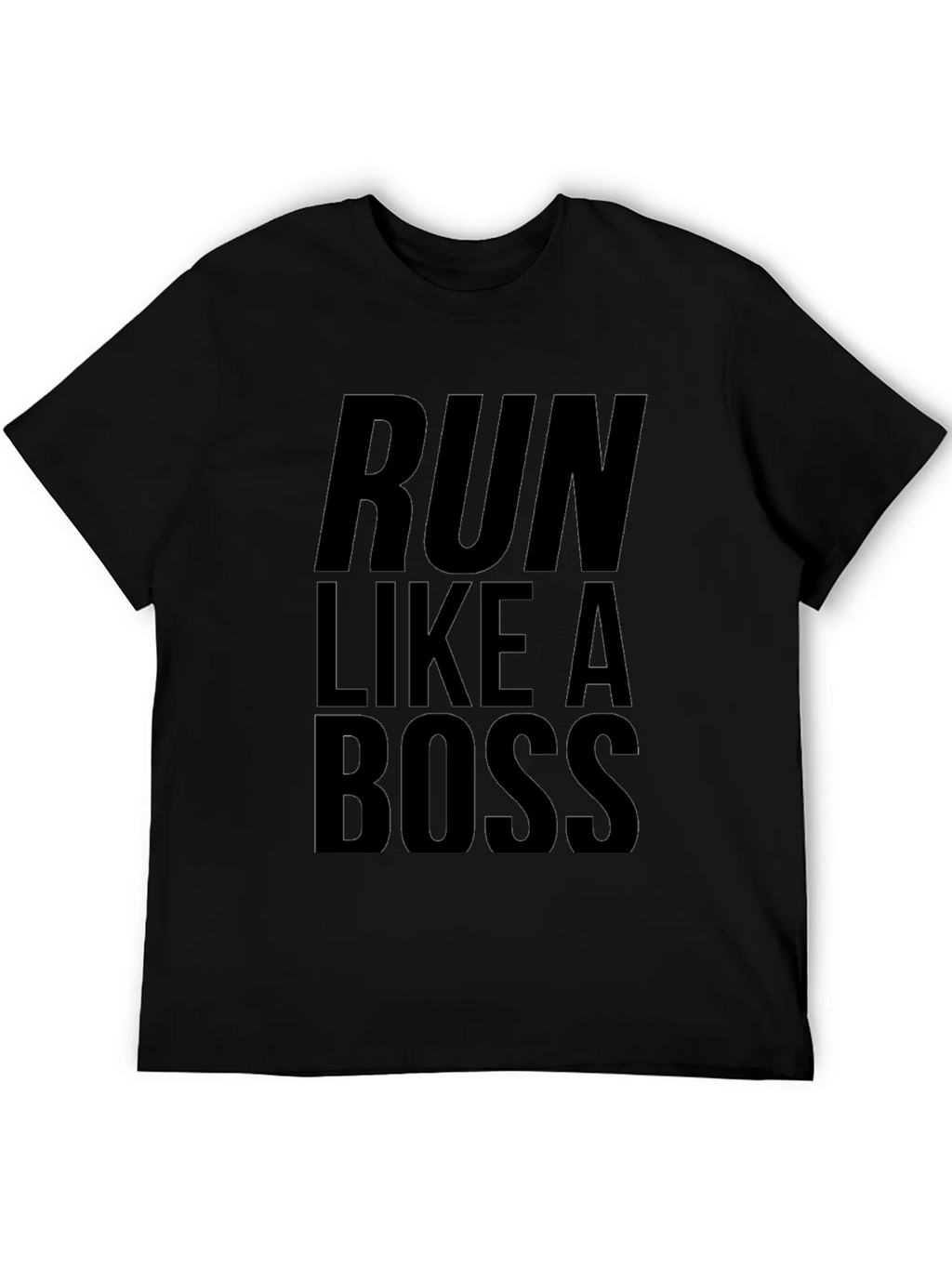 Run Like A Boss Black Tee product image 8