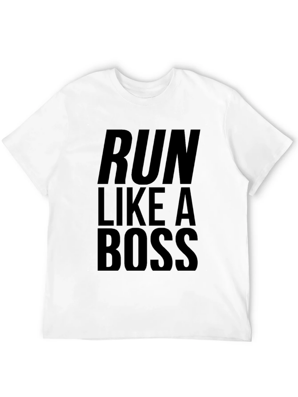 Run Like A Boss Black Tee product image 3