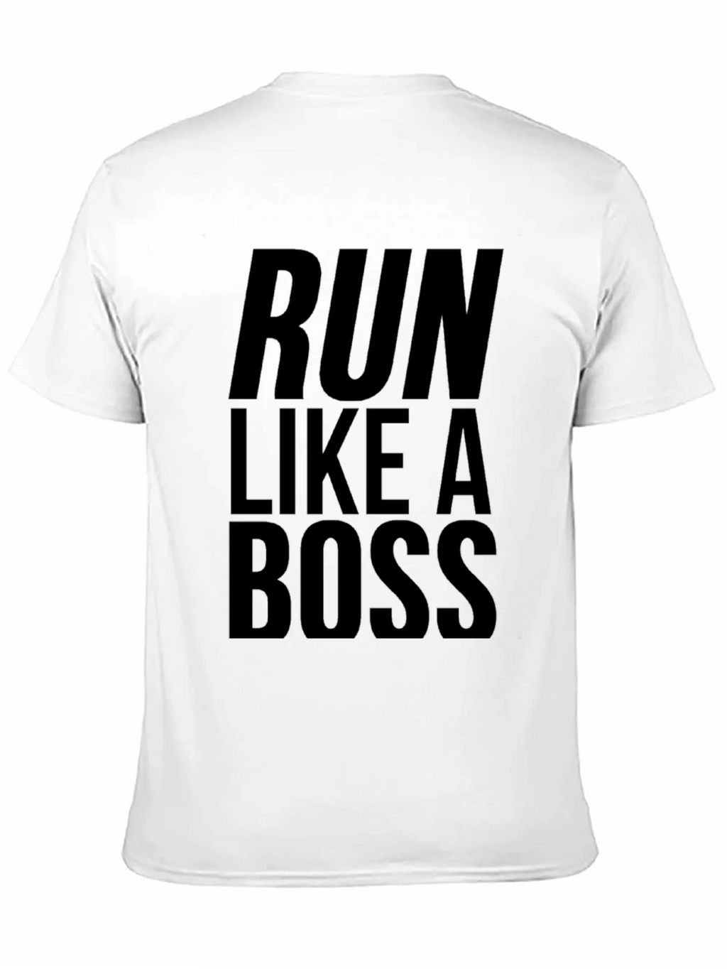 Run Like A Boss Black Tee product image 2