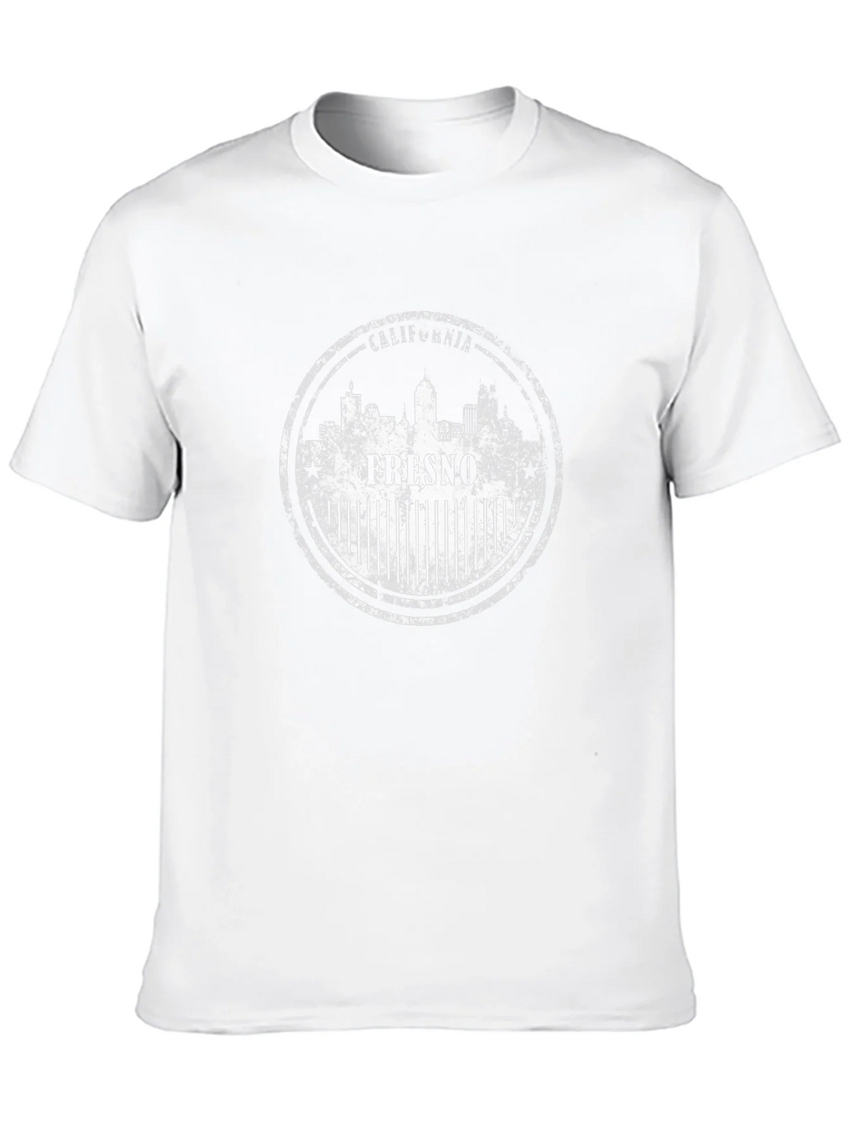 Fresno California Stamp Graphic Tee product image 12