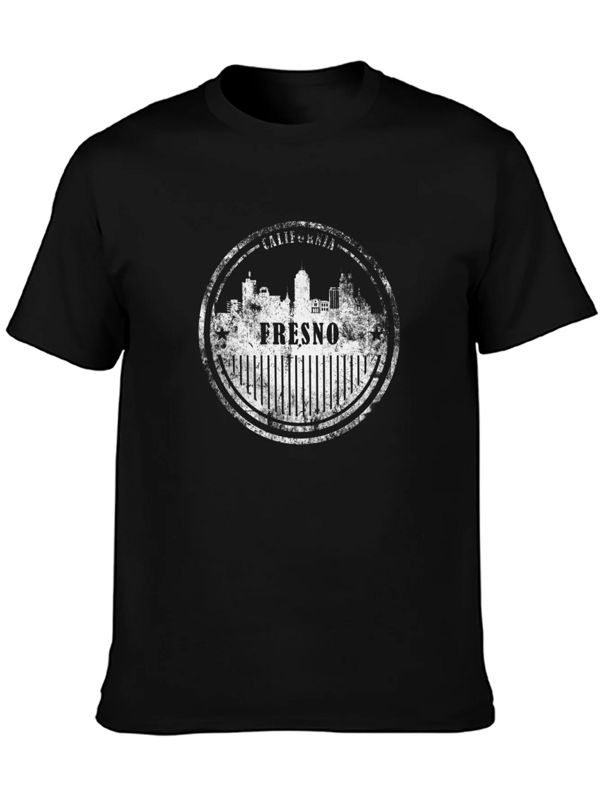 Fresno California Stamp Graphic Tee product image 6