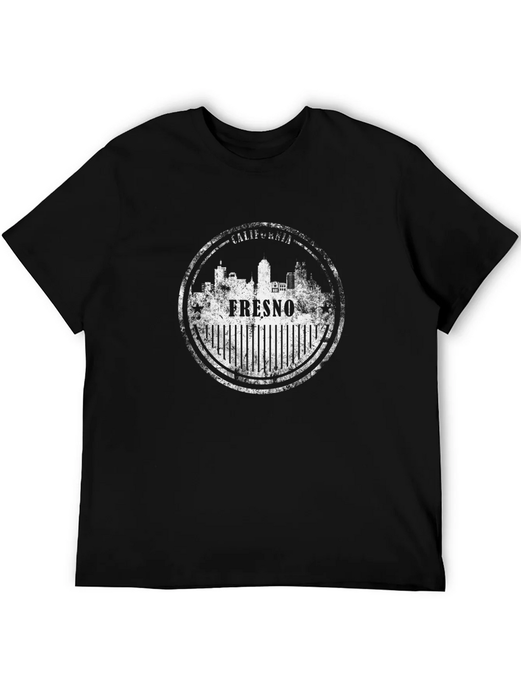 Fresno California Stamp Graphic Tee product image 8