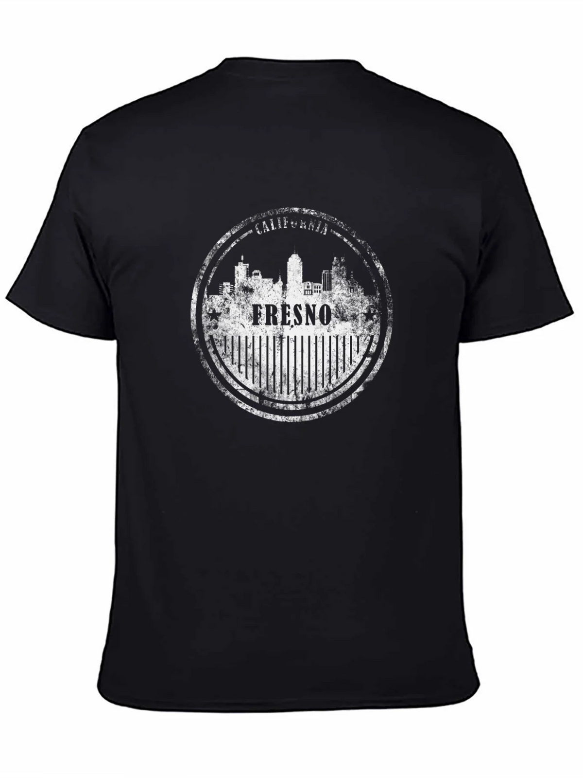 Fresno California Stamp Graphic Tee product image 7