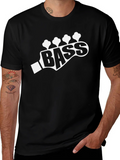 Bass Guitar Headstock T-Shirt - Music Lover Tee product image 1