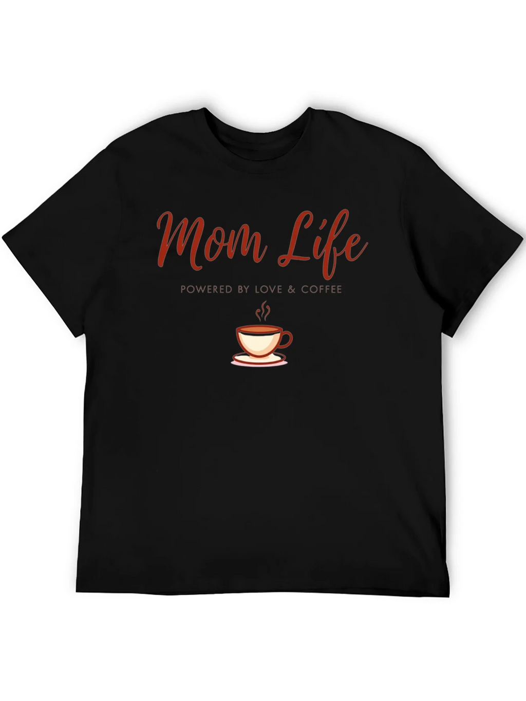 Mom Life Coffee T-Shirt - Powered by Love product image 8