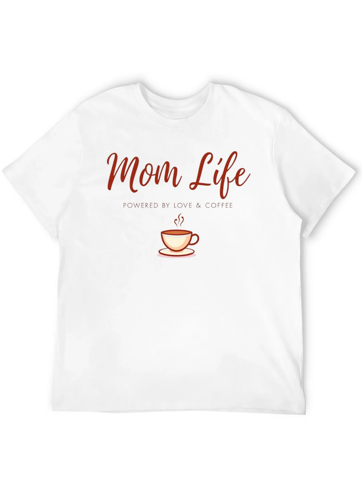 Mom Life Coffee T-Shirt - Powered by Love product image 3