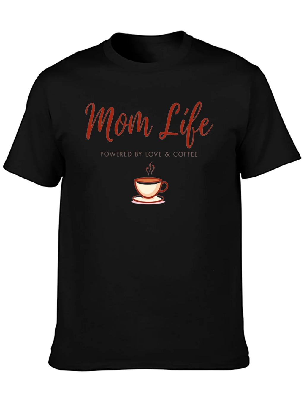 Mom Life Coffee T-Shirt - Powered by Love product image 6