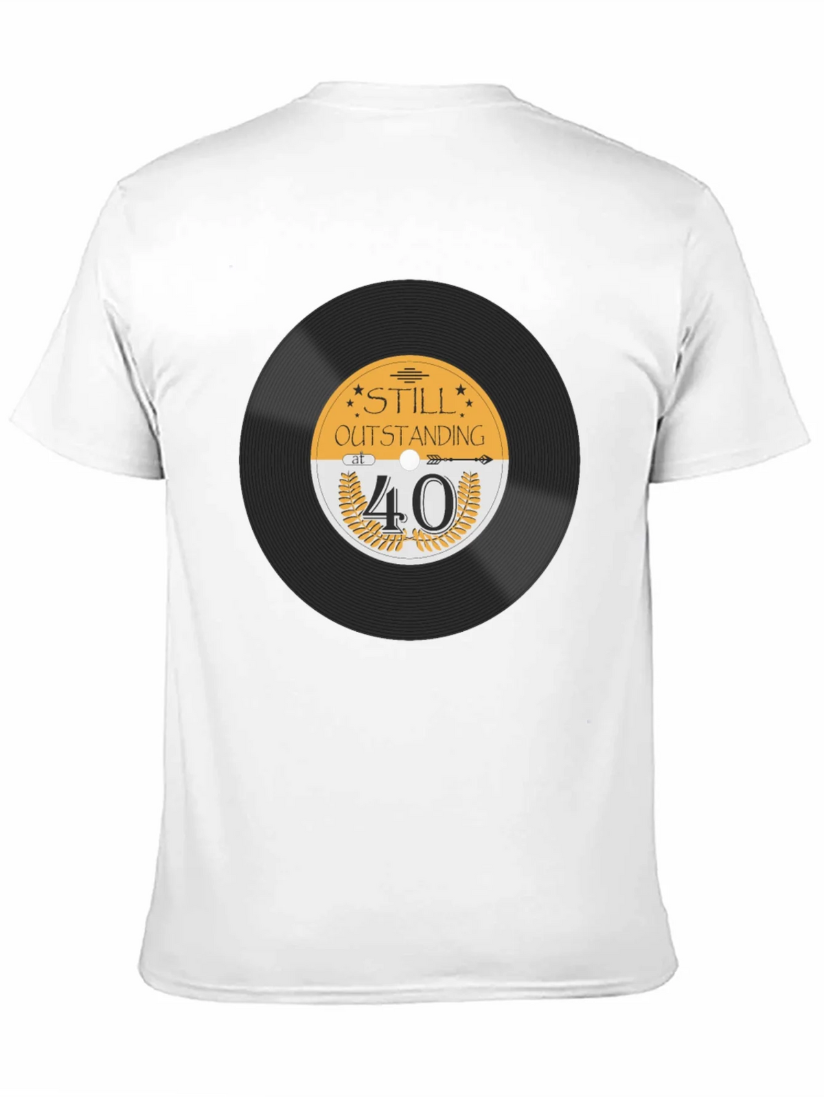 Still Outstanding at 40 Black T-Shirt product image 2