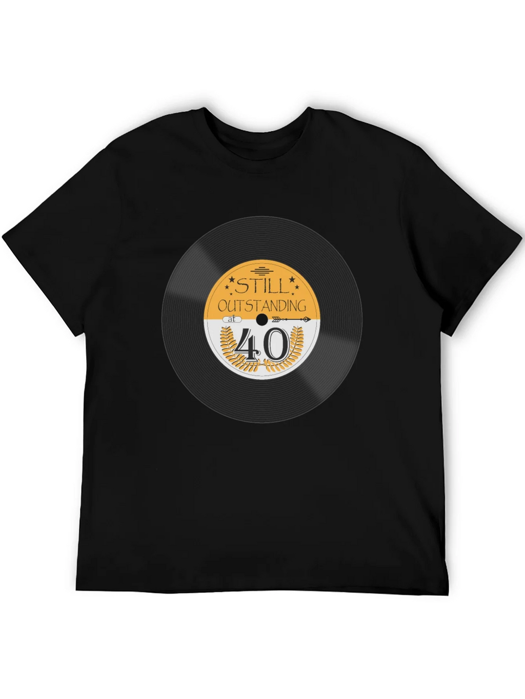 Still Outstanding at 40 Black T-Shirt product image 8