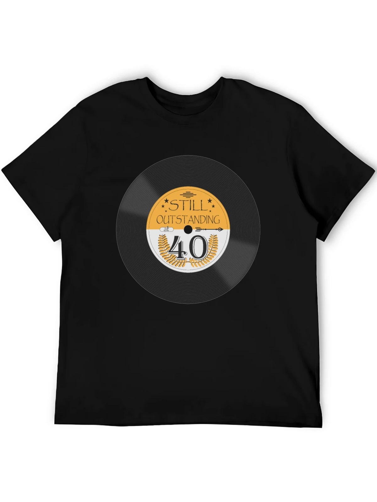 Still Outstanding at 40 Black T-Shirt product image 8
