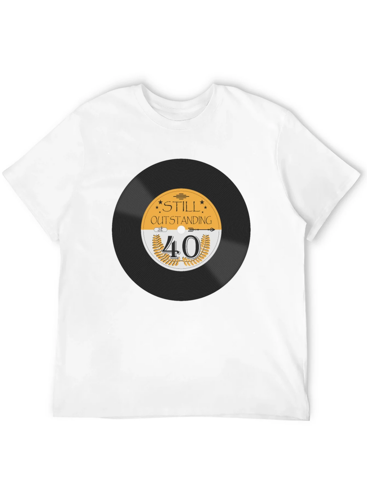 Still Outstanding at 40 Black T-Shirt product image 3