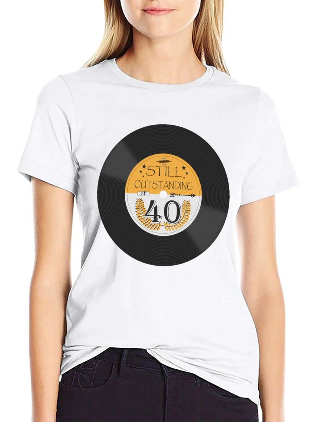 Still Outstanding at 40 Black T-Shirt product image 11