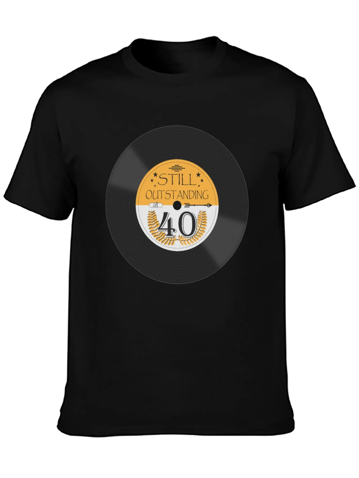 Still Outstanding at 40 Black T-Shirt product image 6