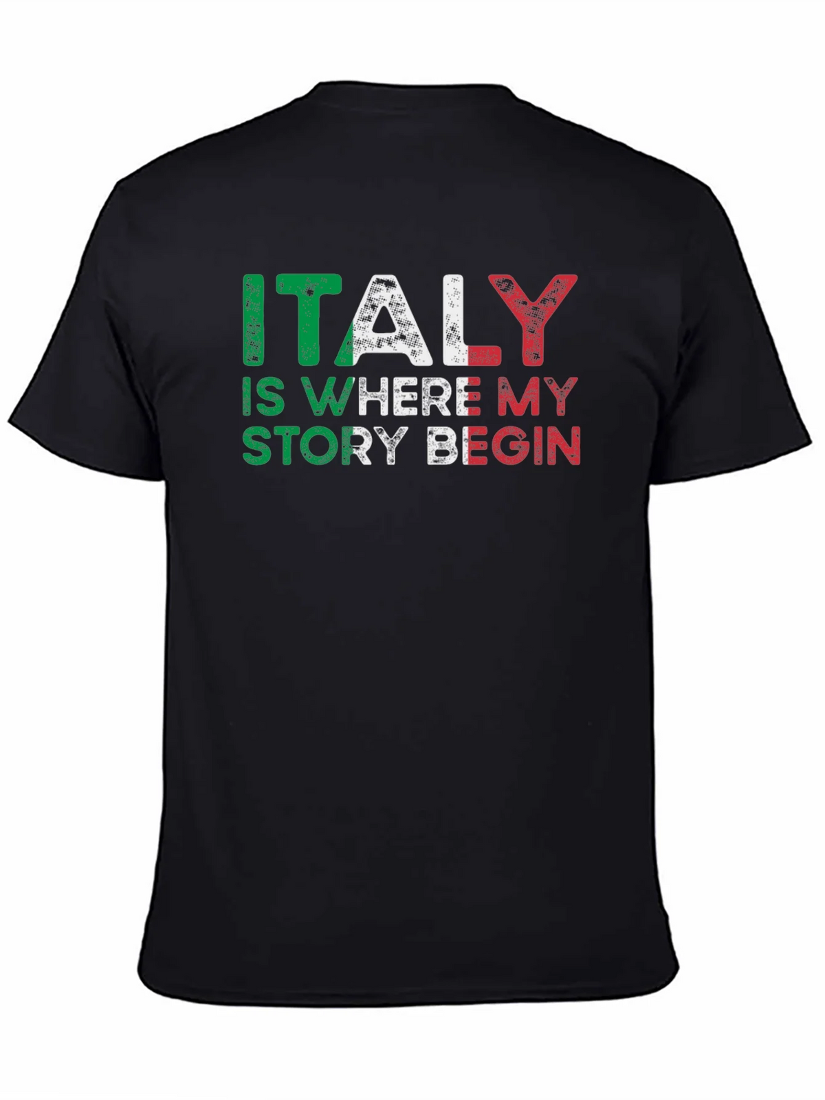 Italy Story Graphic Tee - Black product image 4