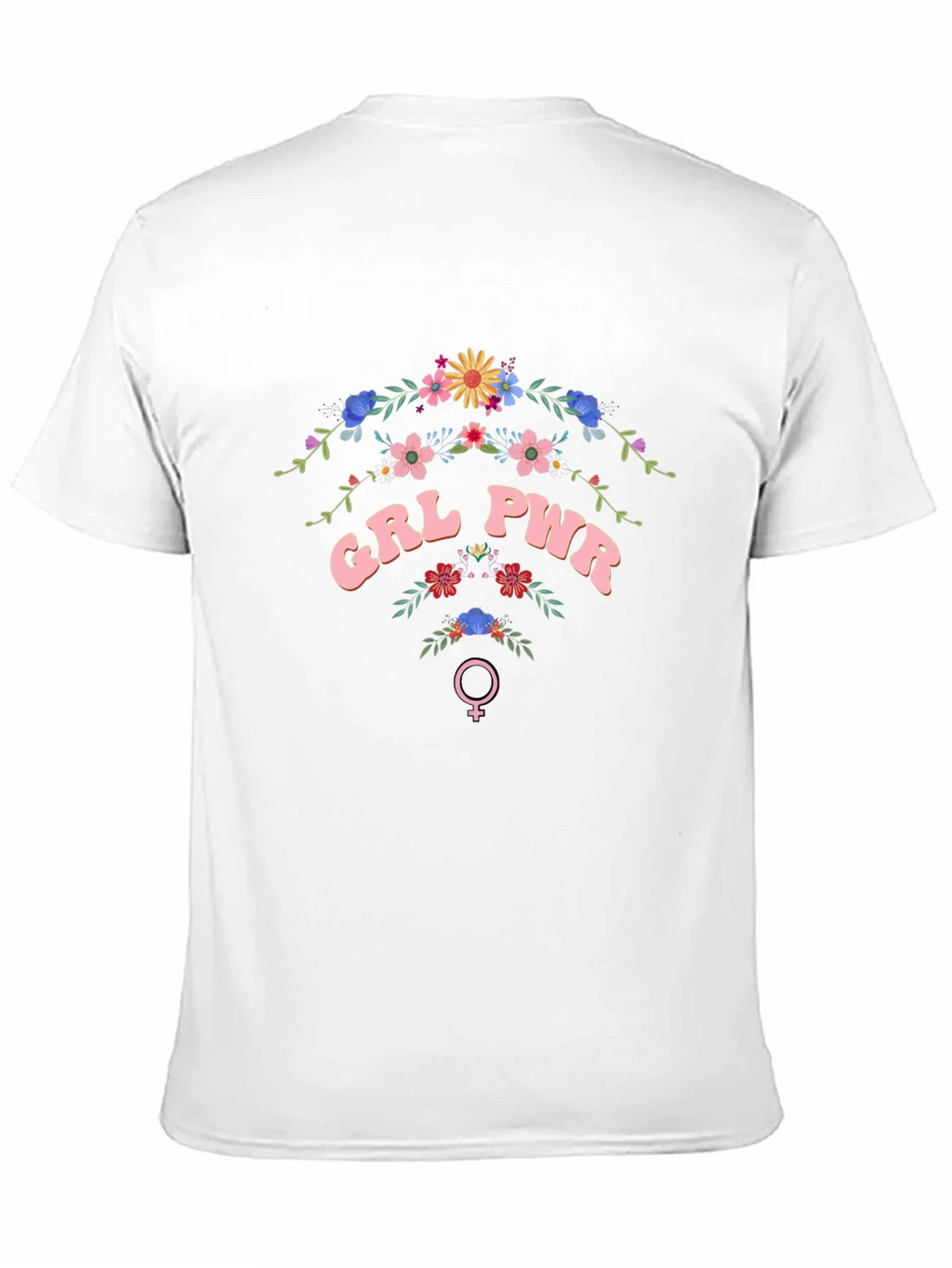 GRL PWR Floral T-Shirt - Empowering Womens Fashion product image 2