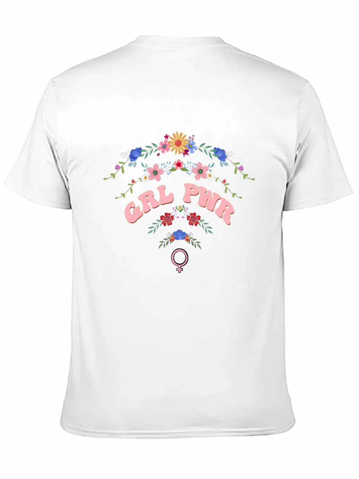 GRL PWR Floral T-Shirt - Empowering Womens Fashion product image 2