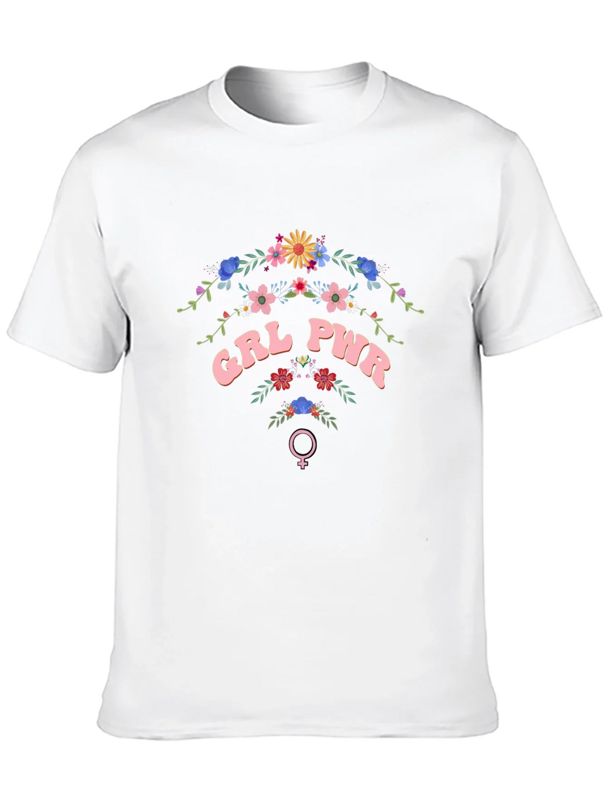 GRL PWR Floral T-Shirt - Empowering Womens Fashion product image 12