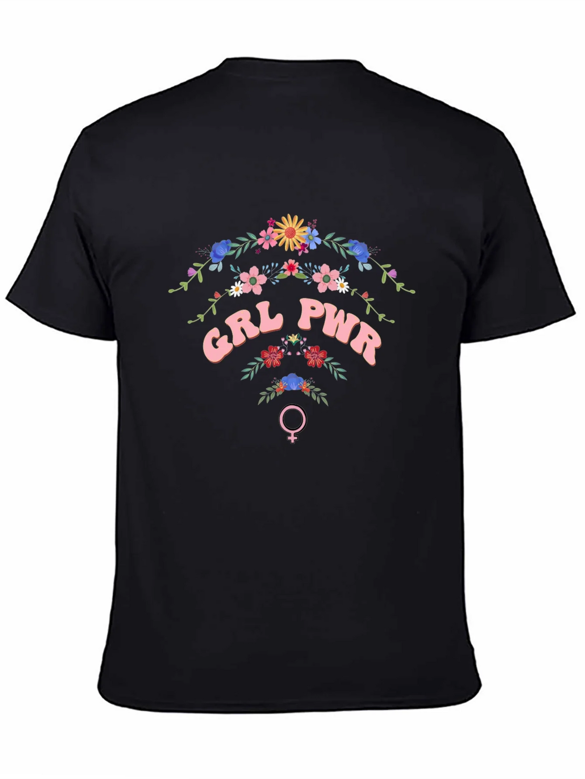 GRL PWR Floral T-Shirt - Empowering Womens Fashion product image 7