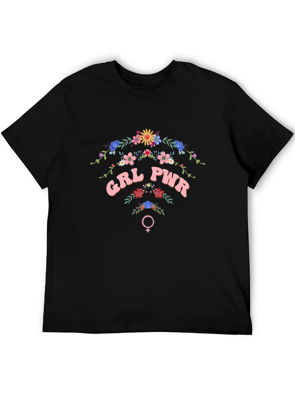 GRL PWR Floral T-Shirt - Empowering Womens Fashion product image 8