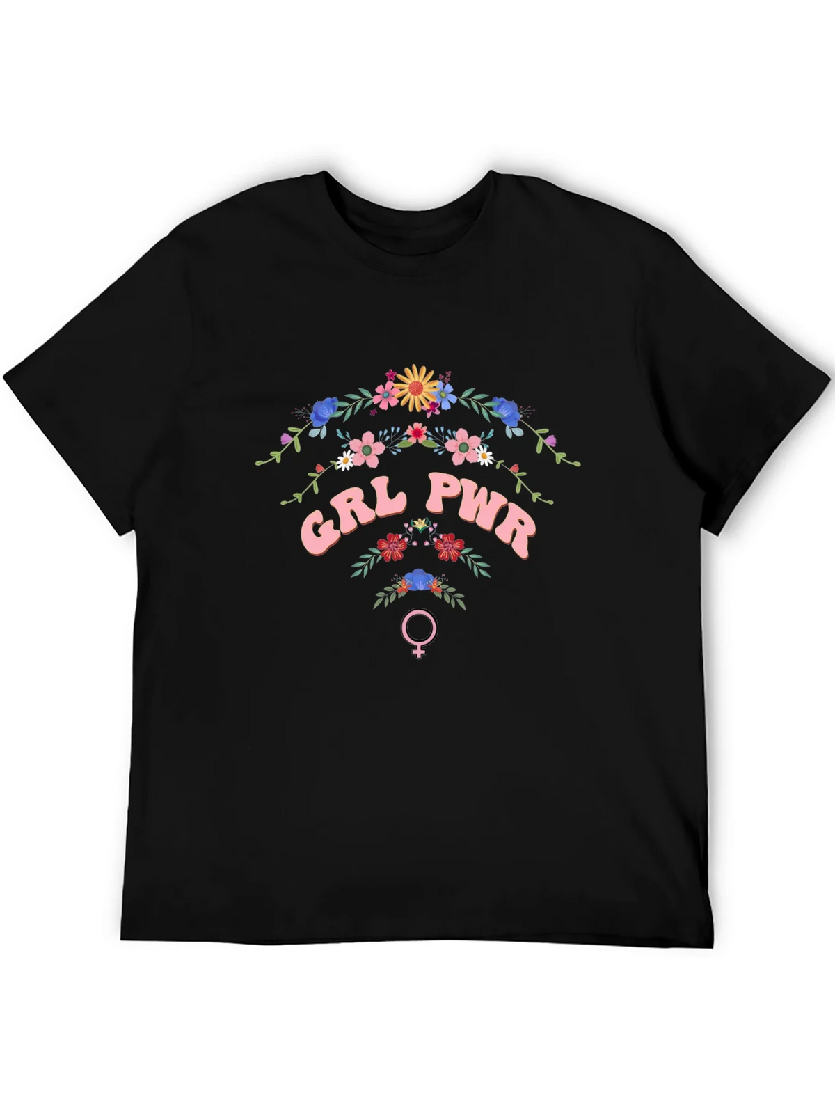 GRL PWR Floral T-Shirt - Empowering Womens Fashion product image 8