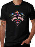 GRL PWR Floral T-Shirt - Empowering Womens Fashion product image 1