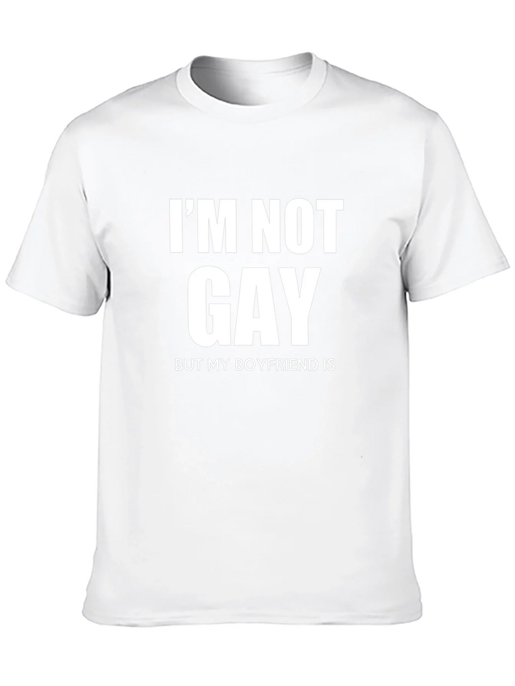 Im Not Gay But My Boyfriend Is Graphic T-Shirt product image 12