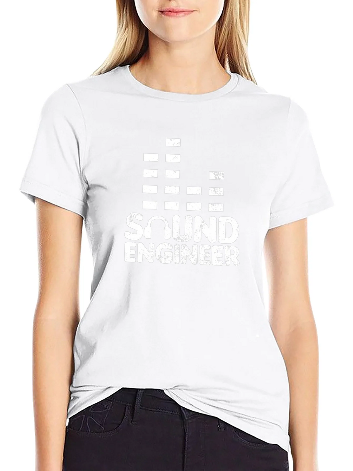 Sound Engineer Black T-Shirt product image 1