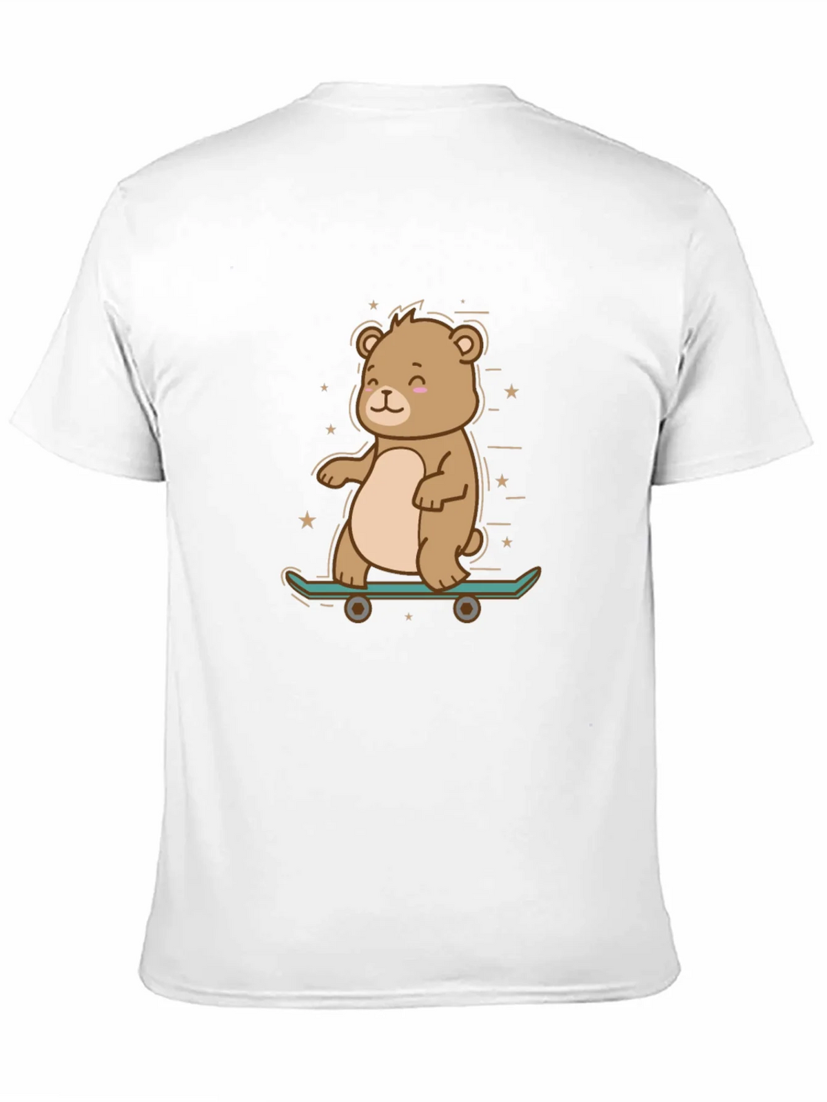 Cool Bear Skateboarder Graphic Tee product image 1
