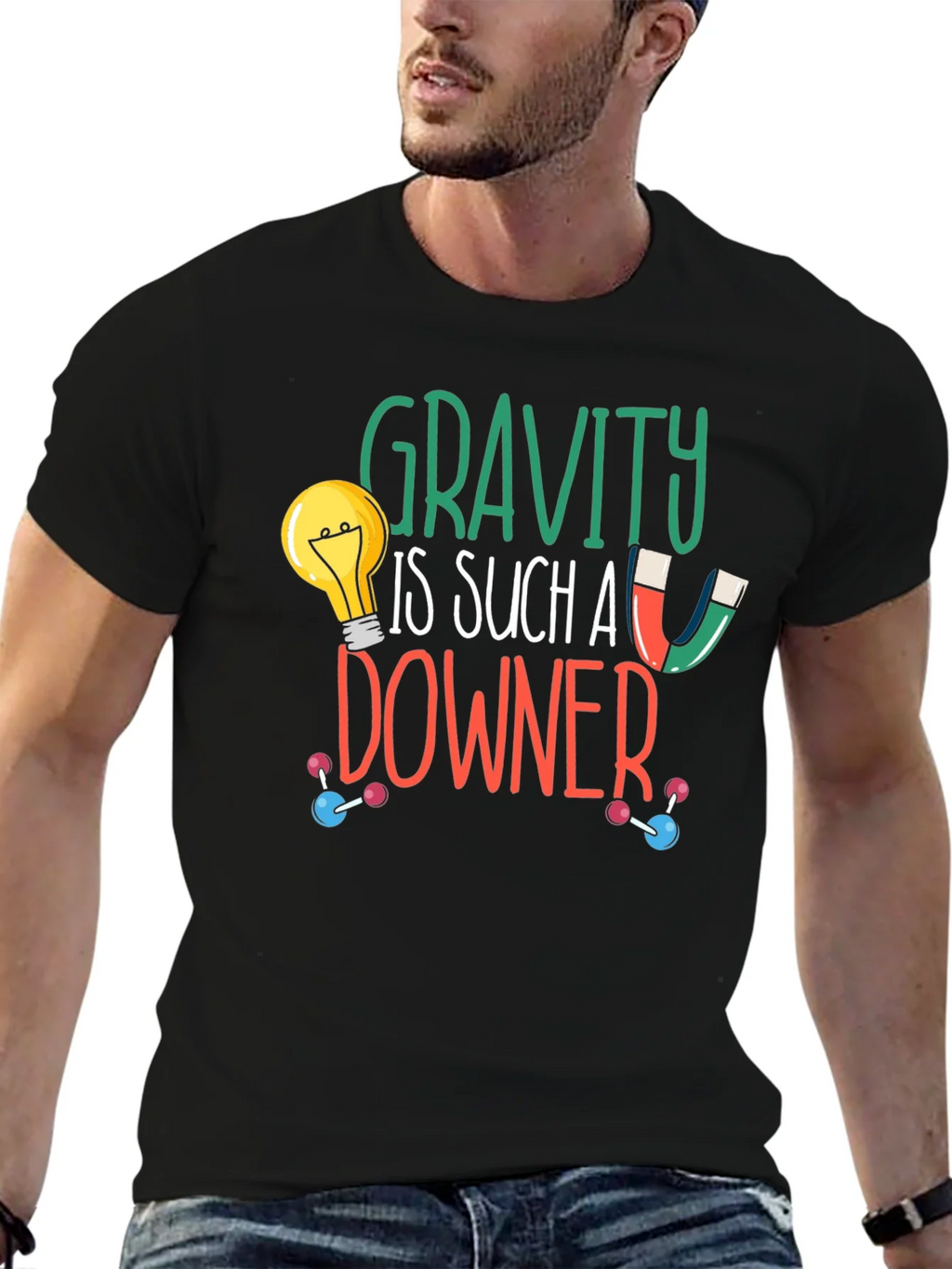 Gravity Is Such A Downer Graphic Tee product image 7