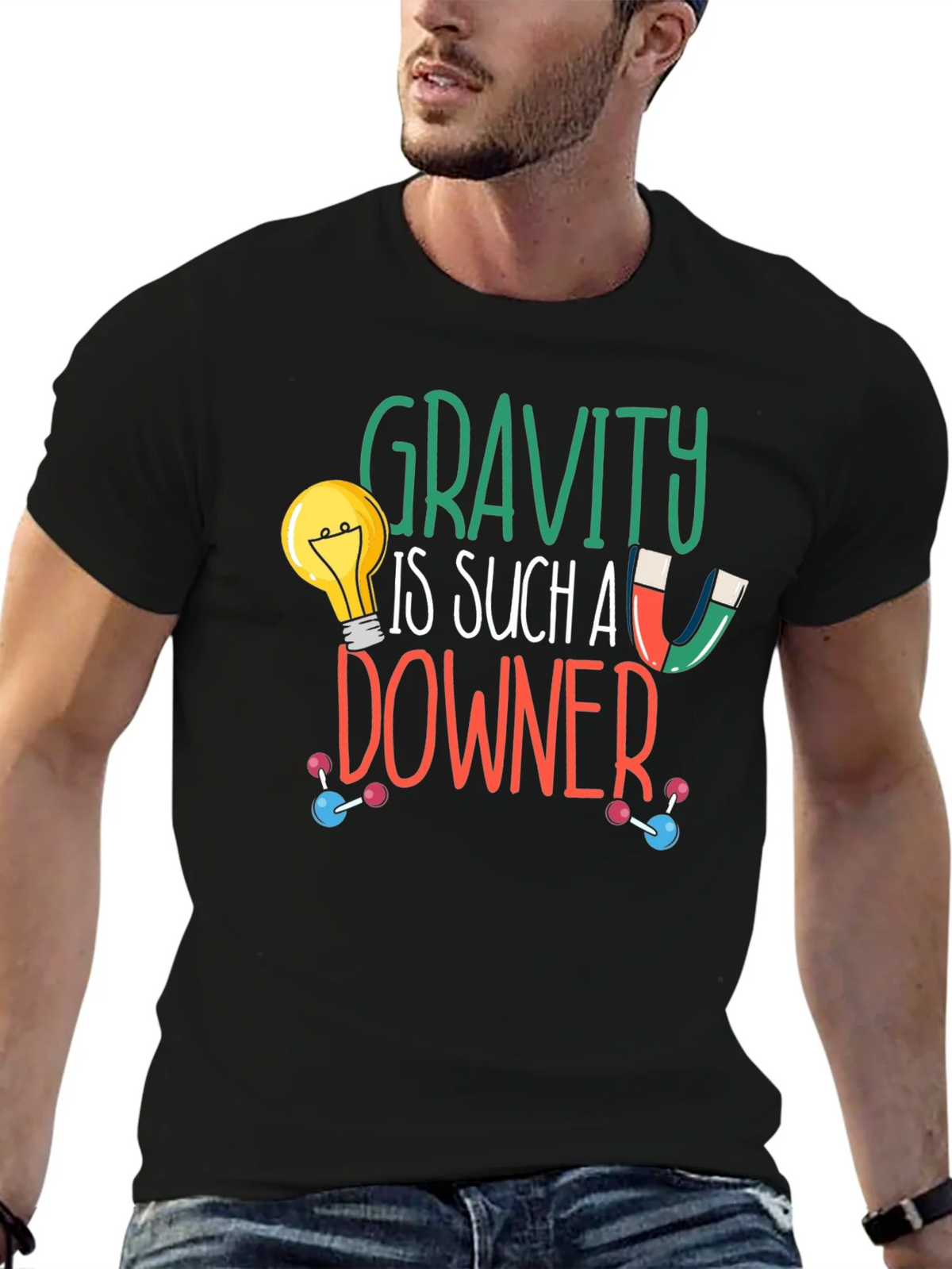 Gravity Is Such A Downer Graphic Tee product image 7